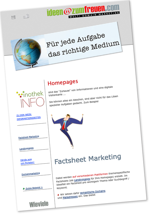 marketing factsheet